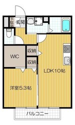 カーサ南野口の物件間取画像